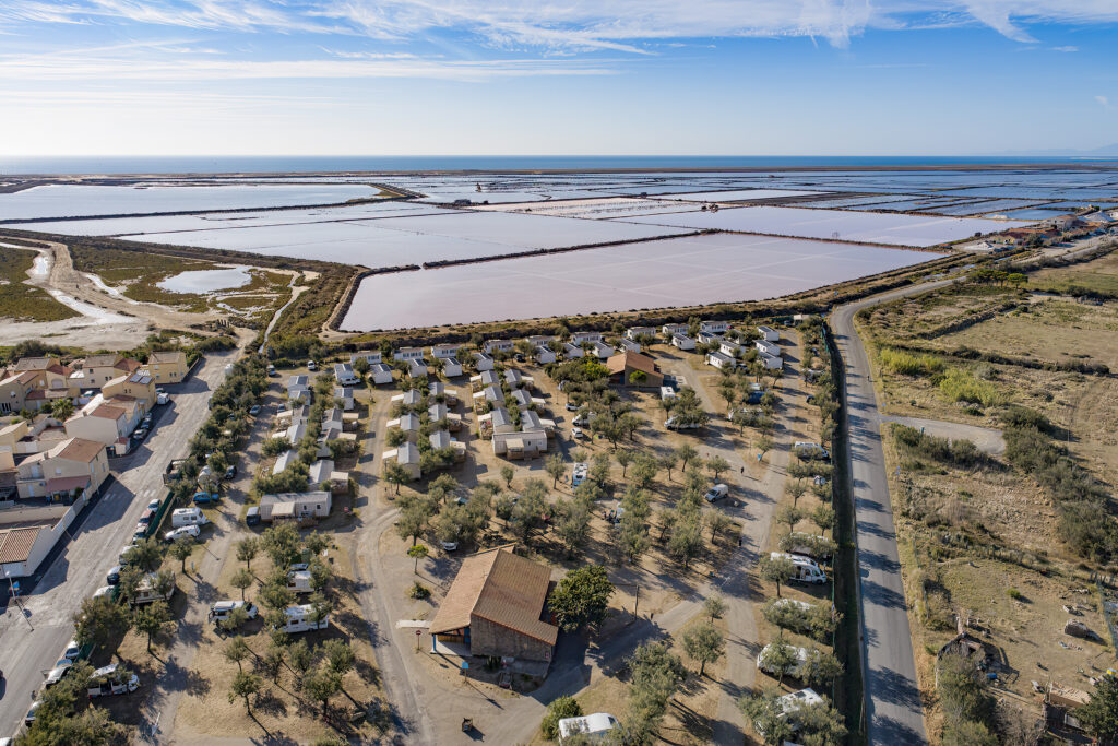Camping Bel Air Village Barberousse - - Marais salants sur la côte Languedocienne - Les salines de Gruissan - Gruissan